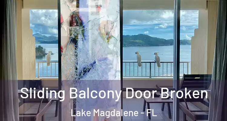  Sliding Balcony Door Broken Lake Magdalene - FL